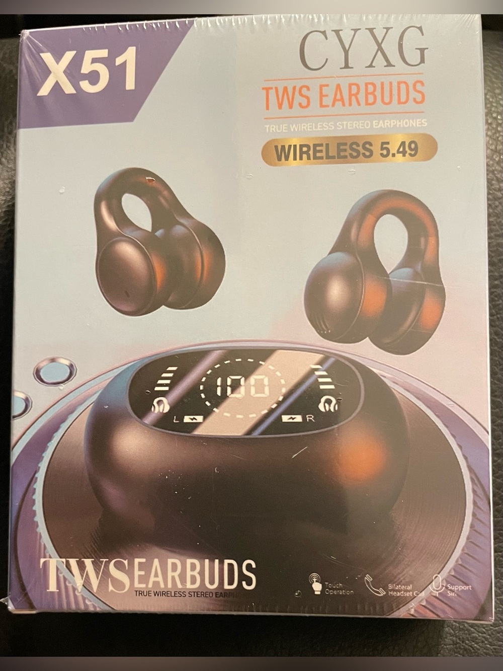 X51 Wireless TWS Earbuds - Black
